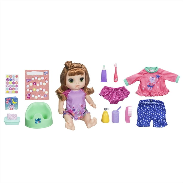 Baby Alive Potty Dance Exclusive Value Pack Red Curly Hair 